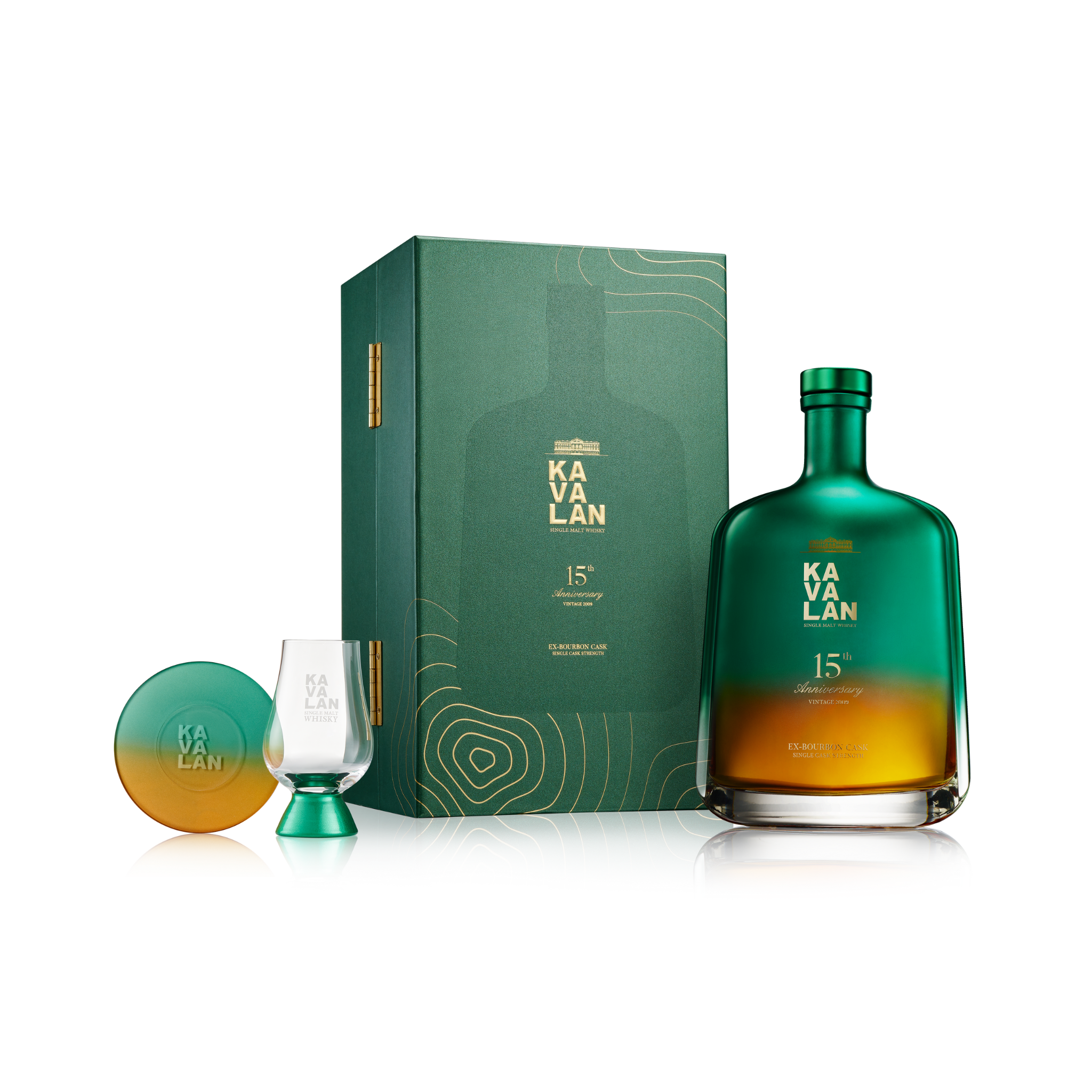 Kavalan 15th Anniversary ex-Bourbon Single Cask Strength Whisky