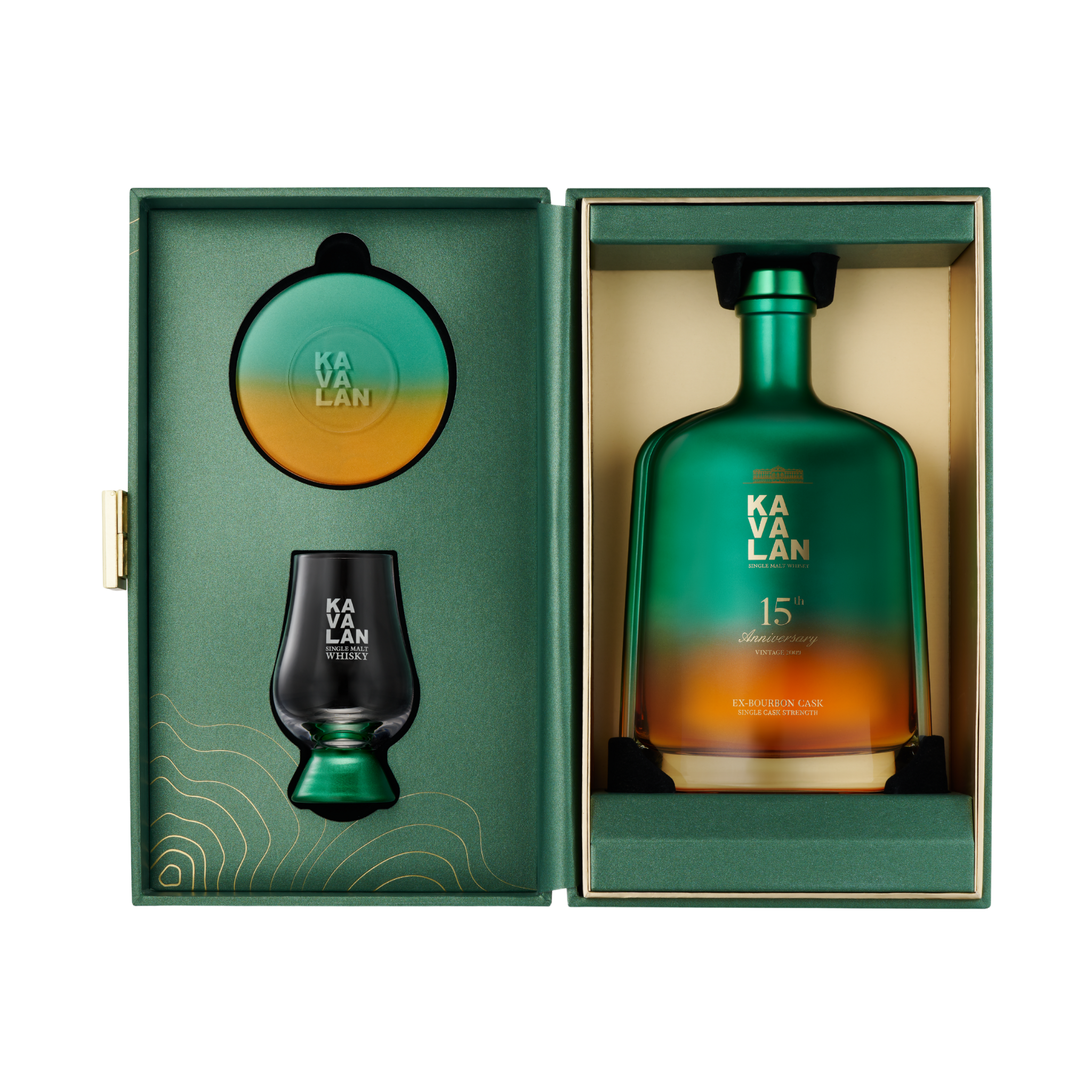 Kavalan 15th Anniversary ex-Bourbon Single Cask Strength Whisky