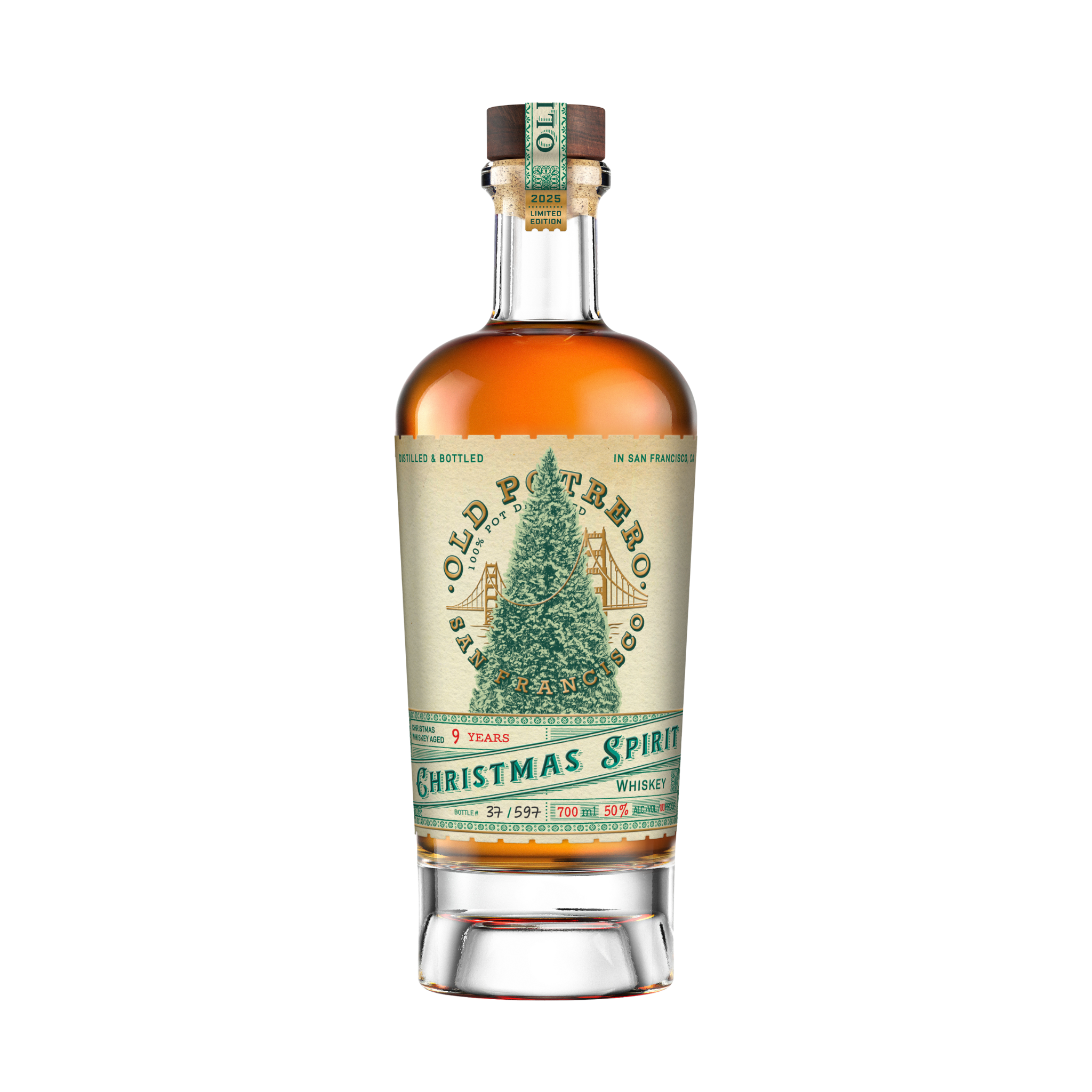 Old Potrero 2025 Christmas Spirit Whiskey