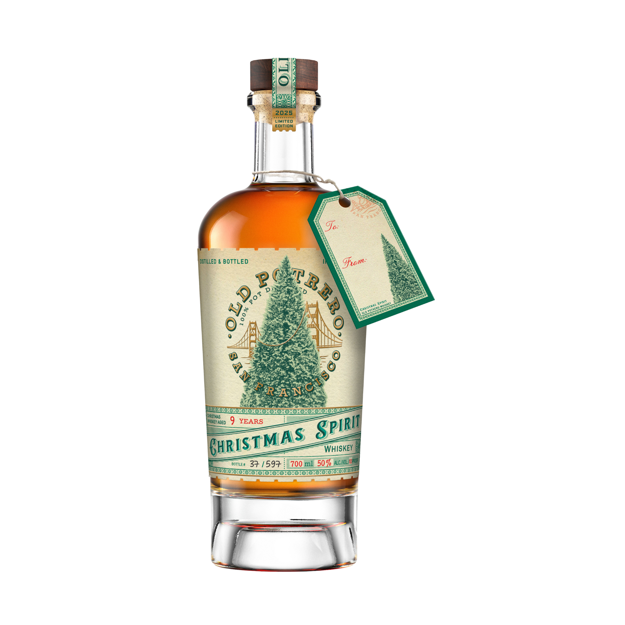Old Potrero 2025 Christmas Spirit Whiskey