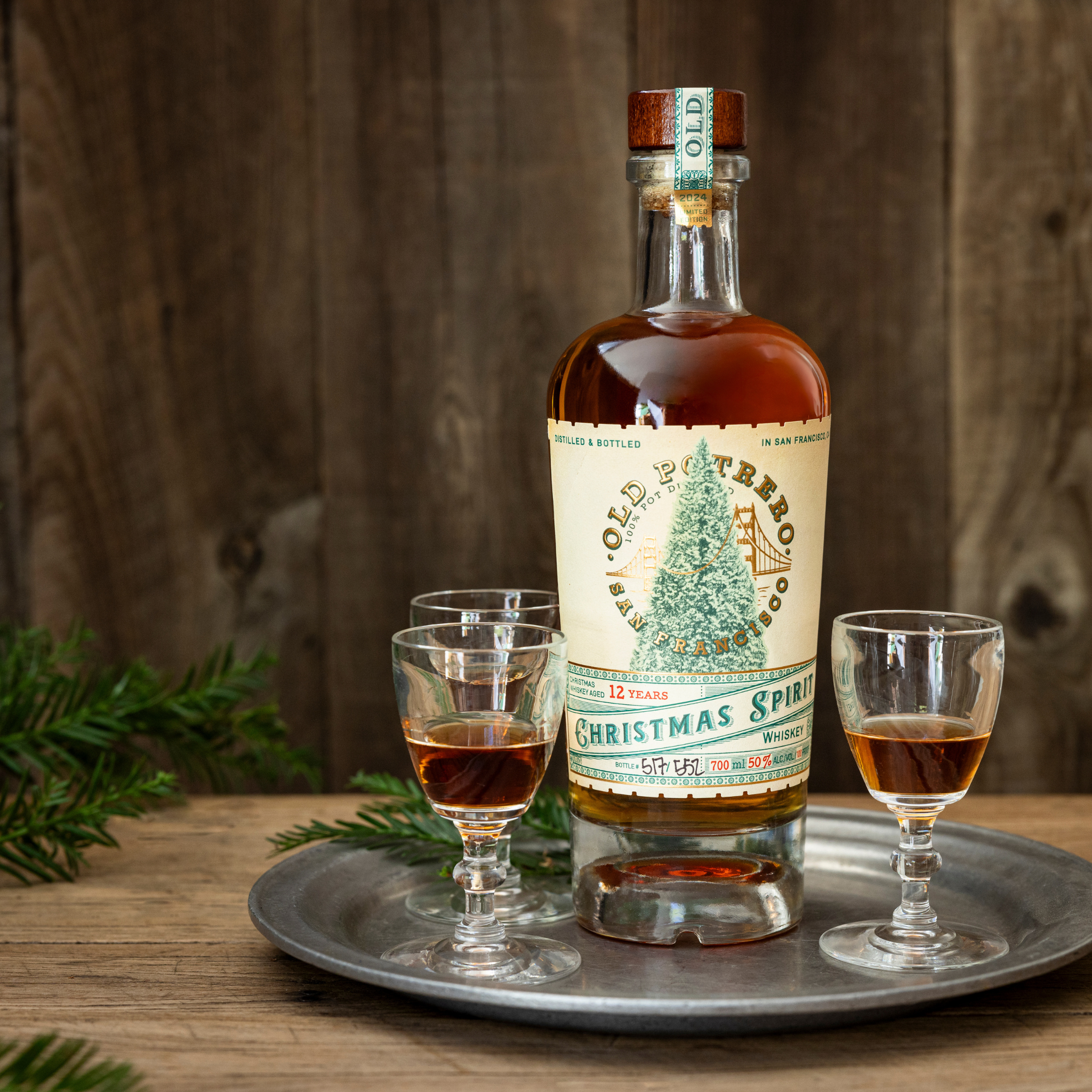 Old Potrero 2024 Christmas Spirit Whiskey