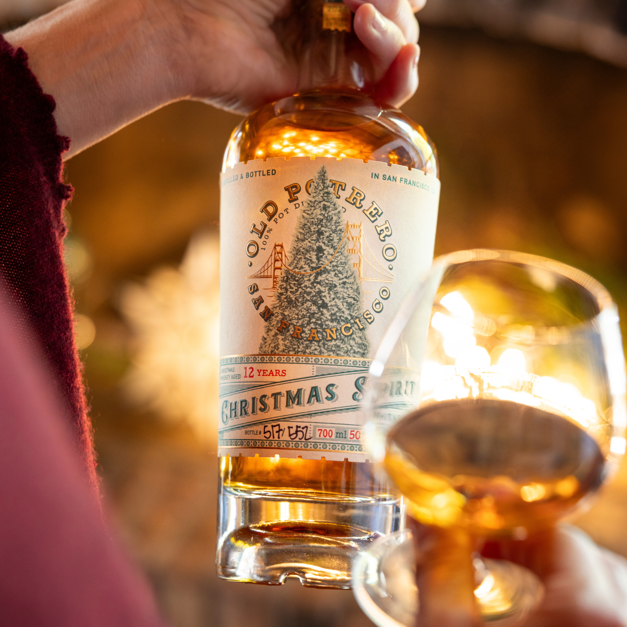 Old Potrero 2024 Christmas Spirit Whiskey