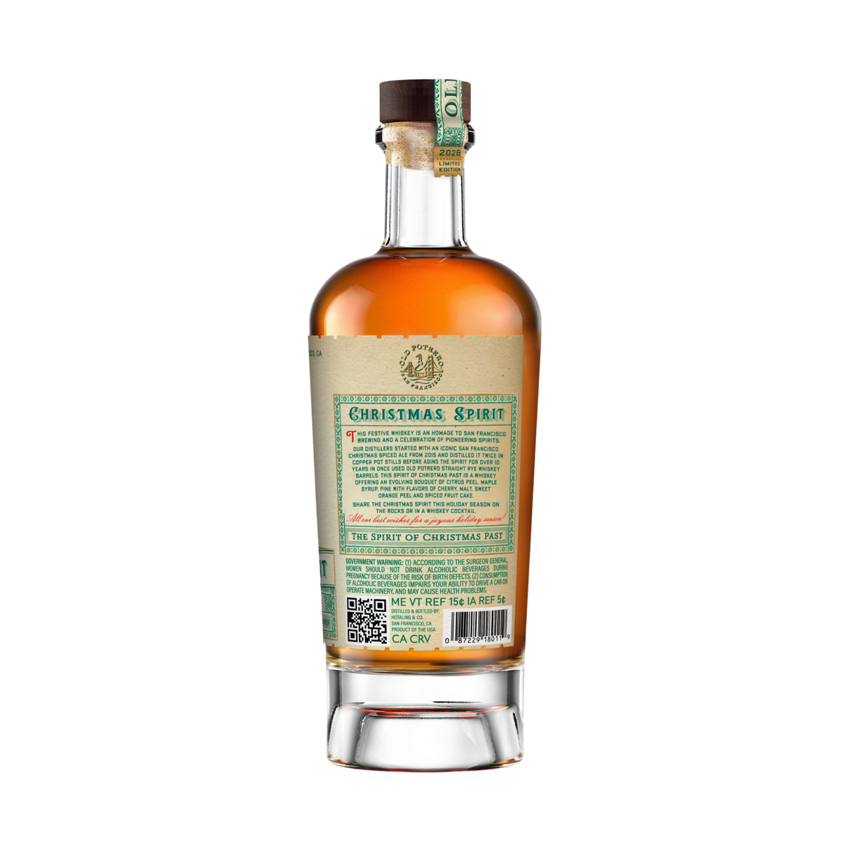 Old Potrero 2026 Christmas Spirit Whiskey