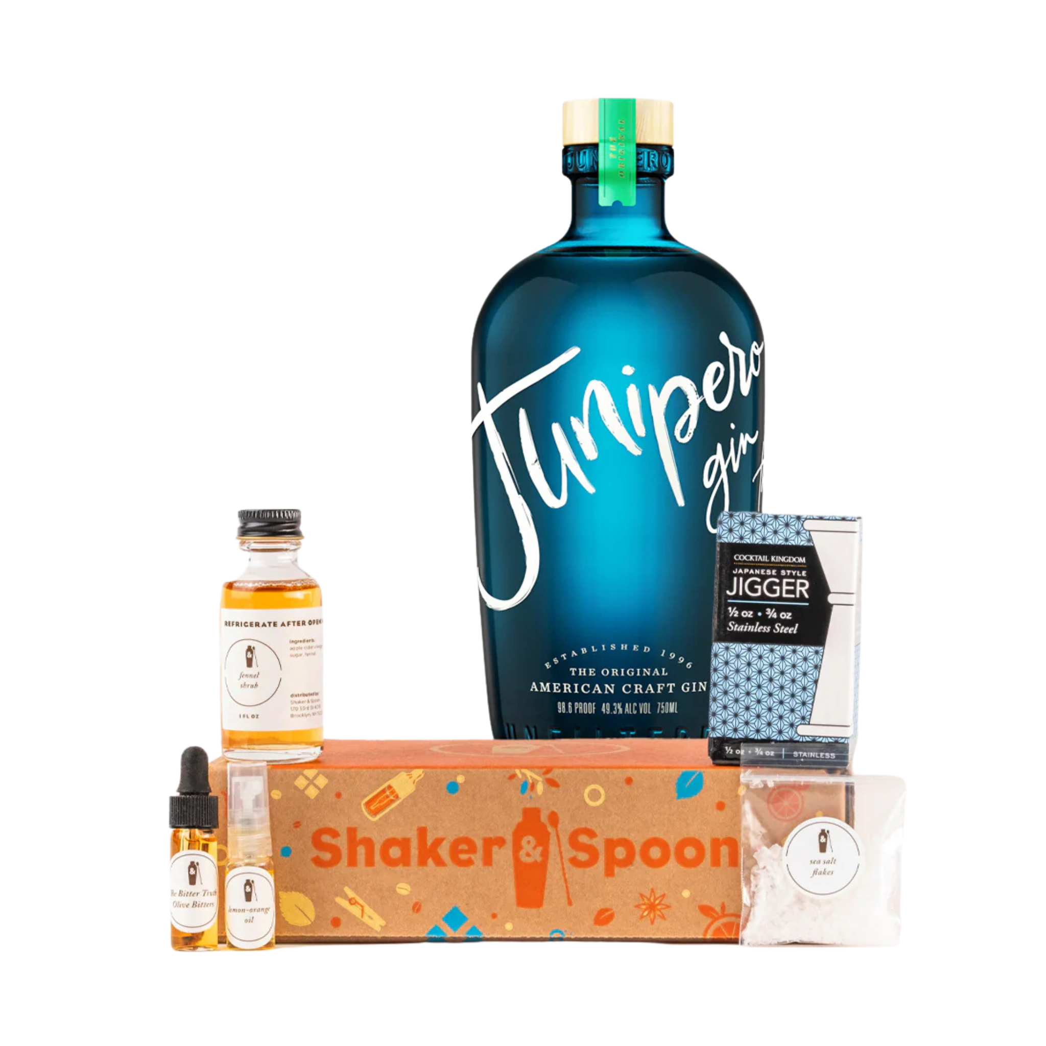 Junipero Gin + Tidy Martini Cocktail Kit by Shaker & Spoon