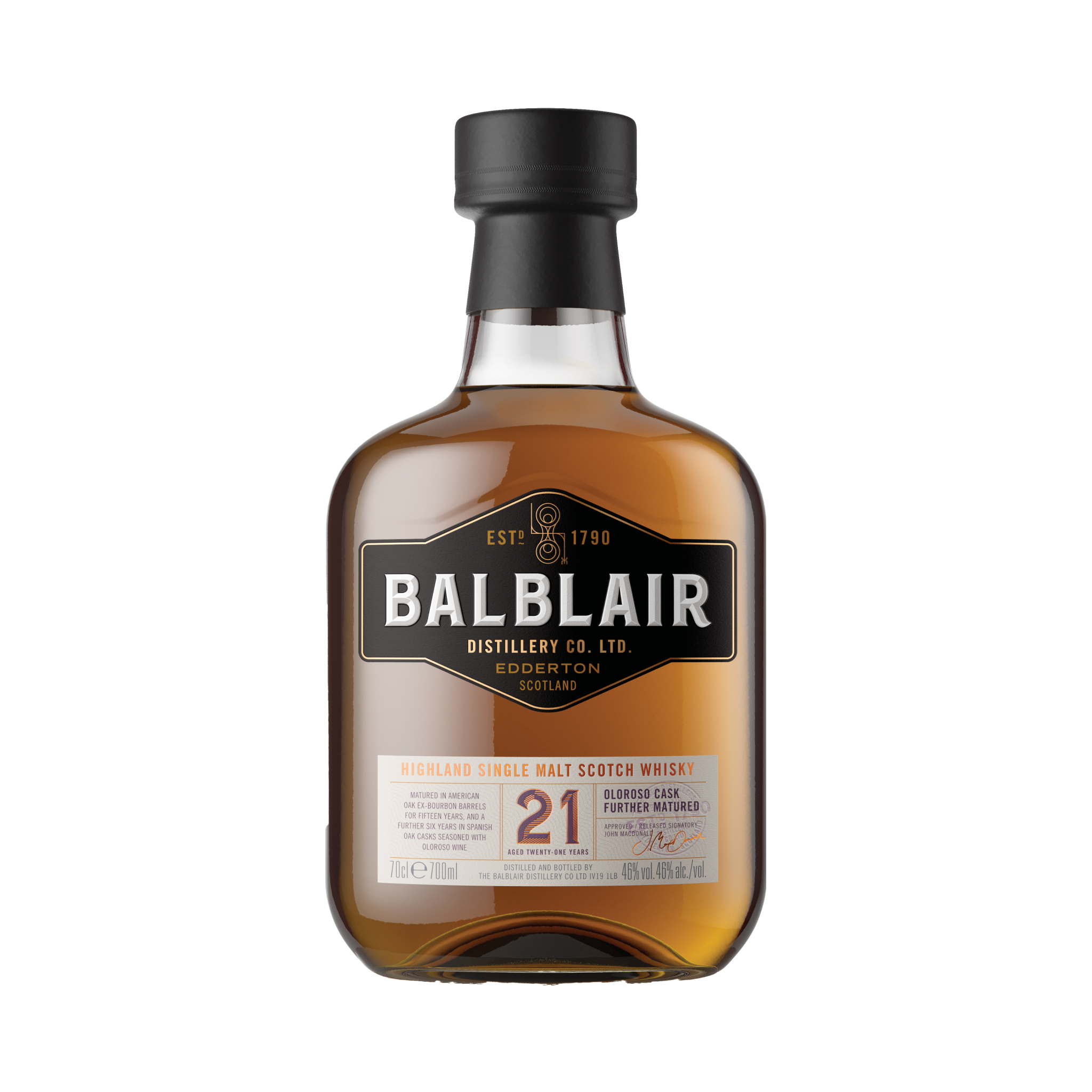Balblair 21 Year Old Single Malt Scotch Whisky