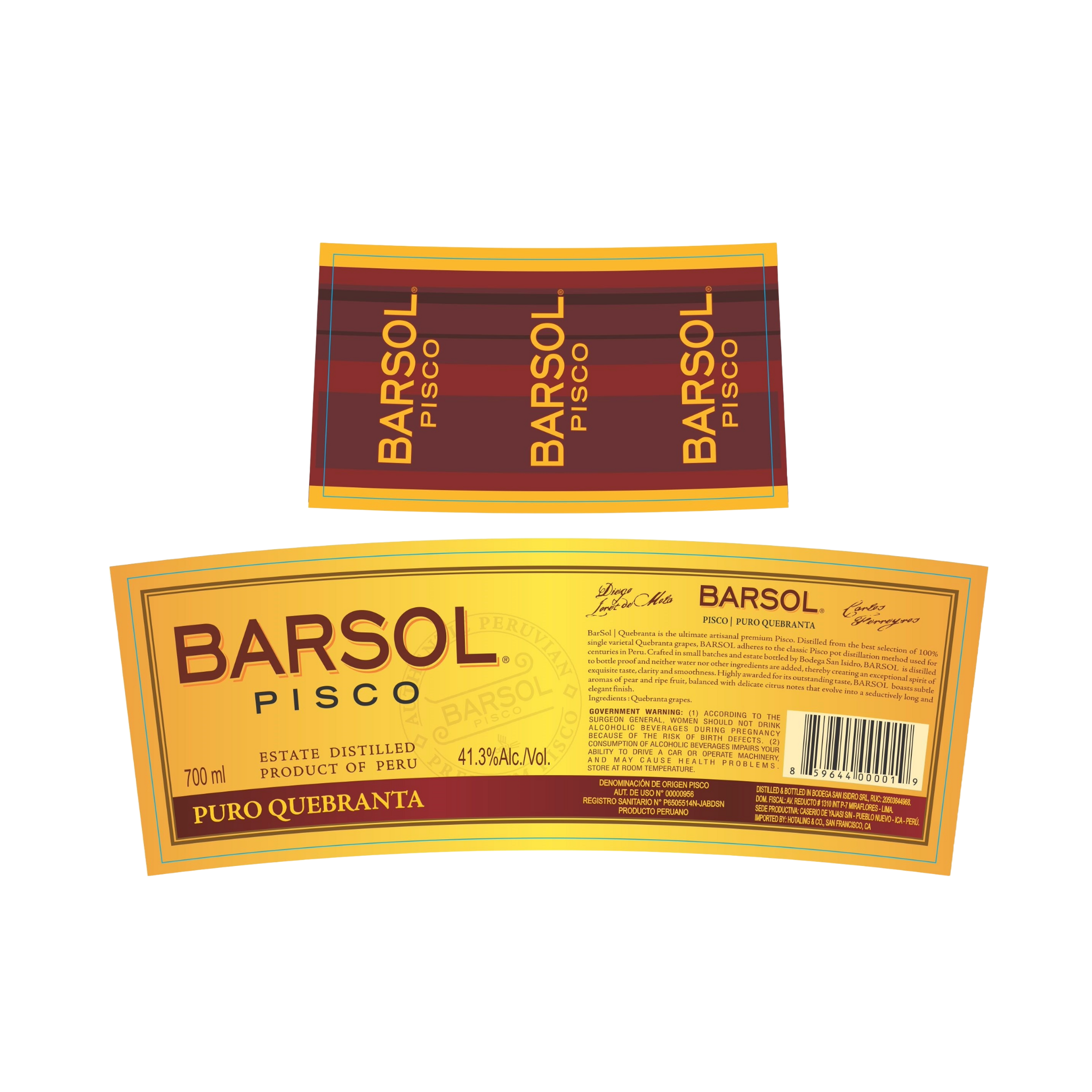 Barsol Puro Quebranta Pisco