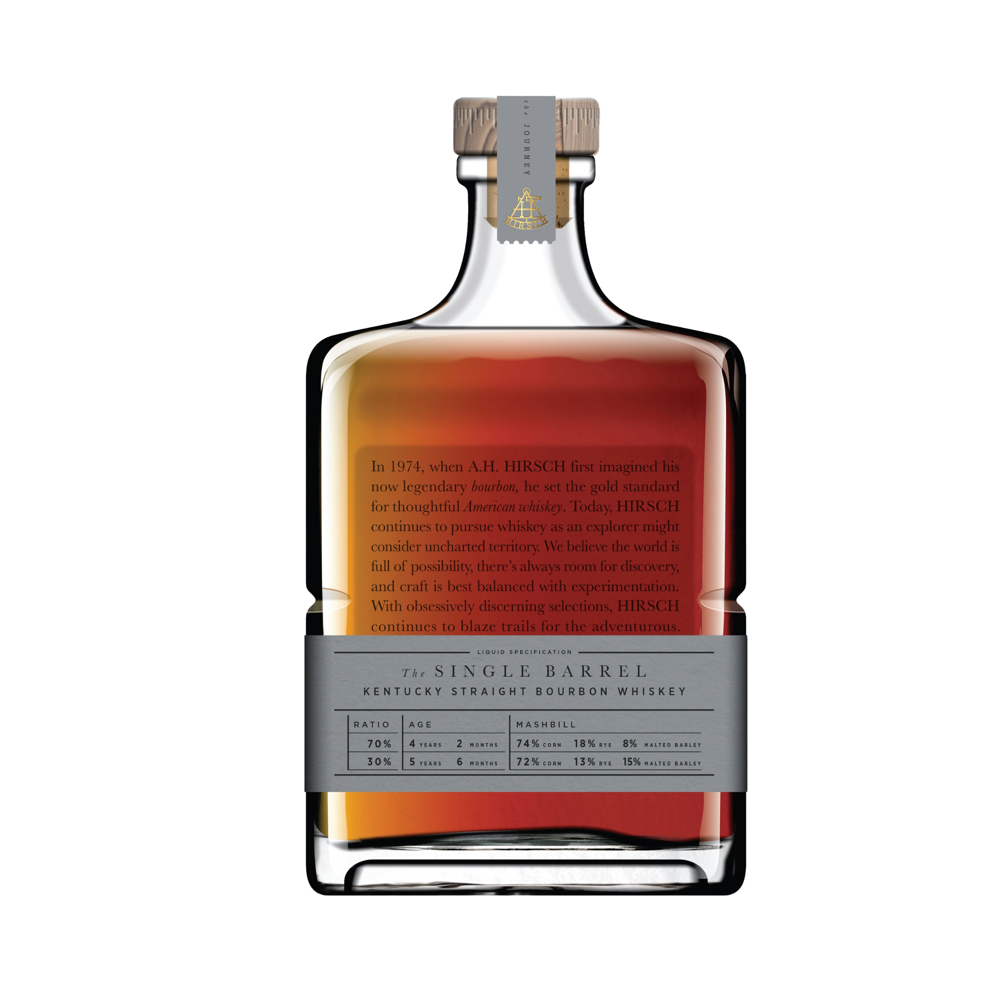 Hirsch The Single Barrel Silver Whiskey