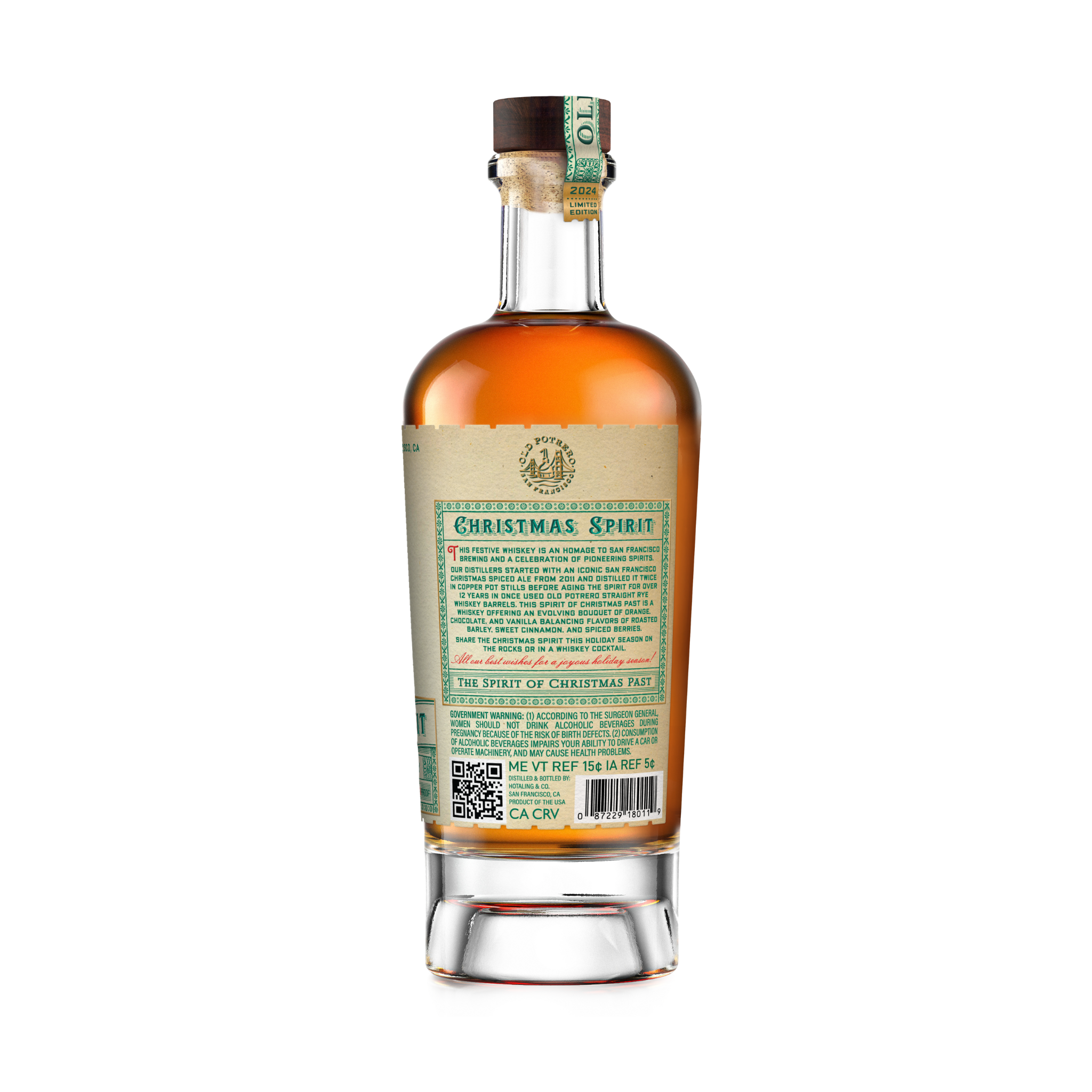 Old Potrero 2024 Christmas Spirit Whiskey