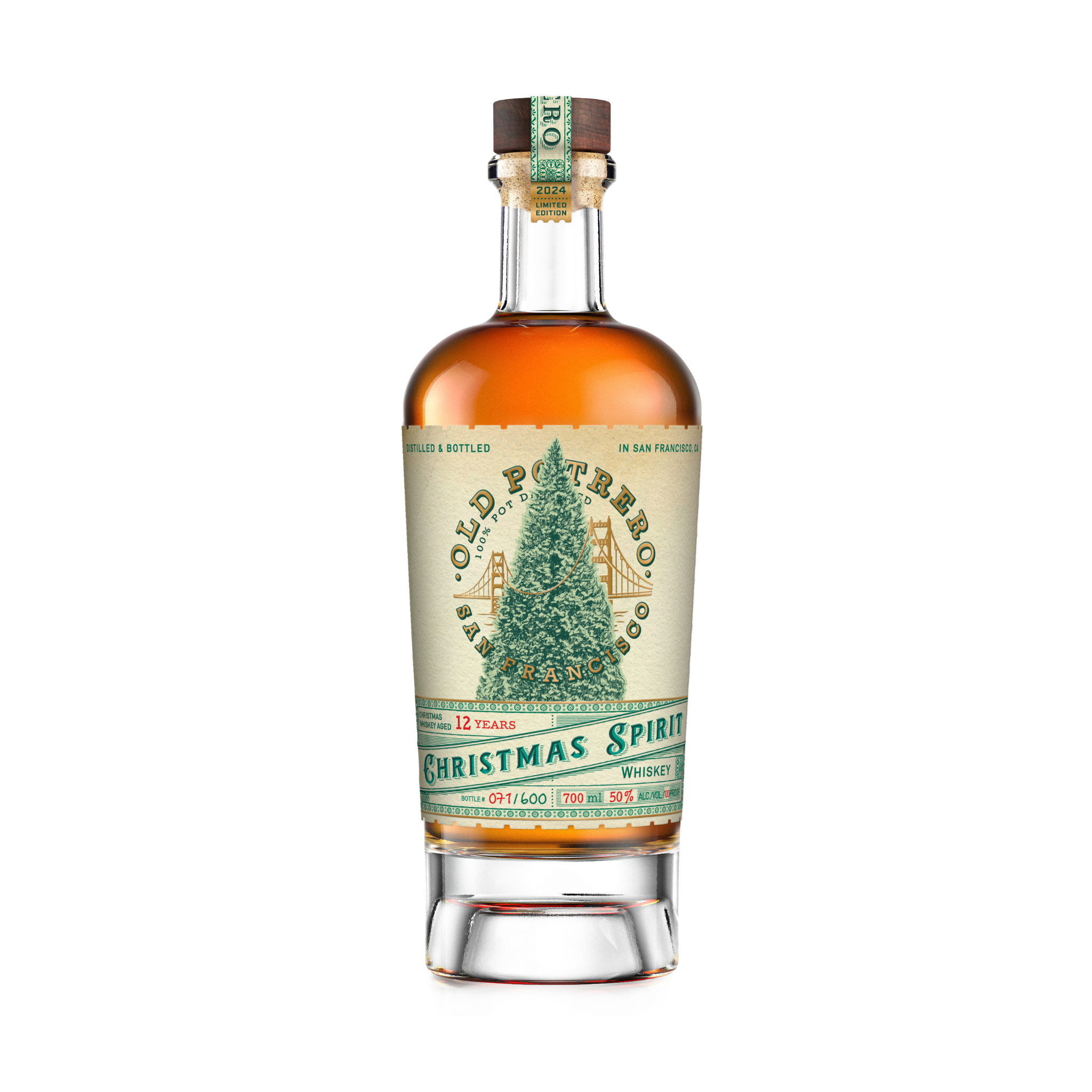 Old Potrero 2024 Christmas Spirit Whiskey