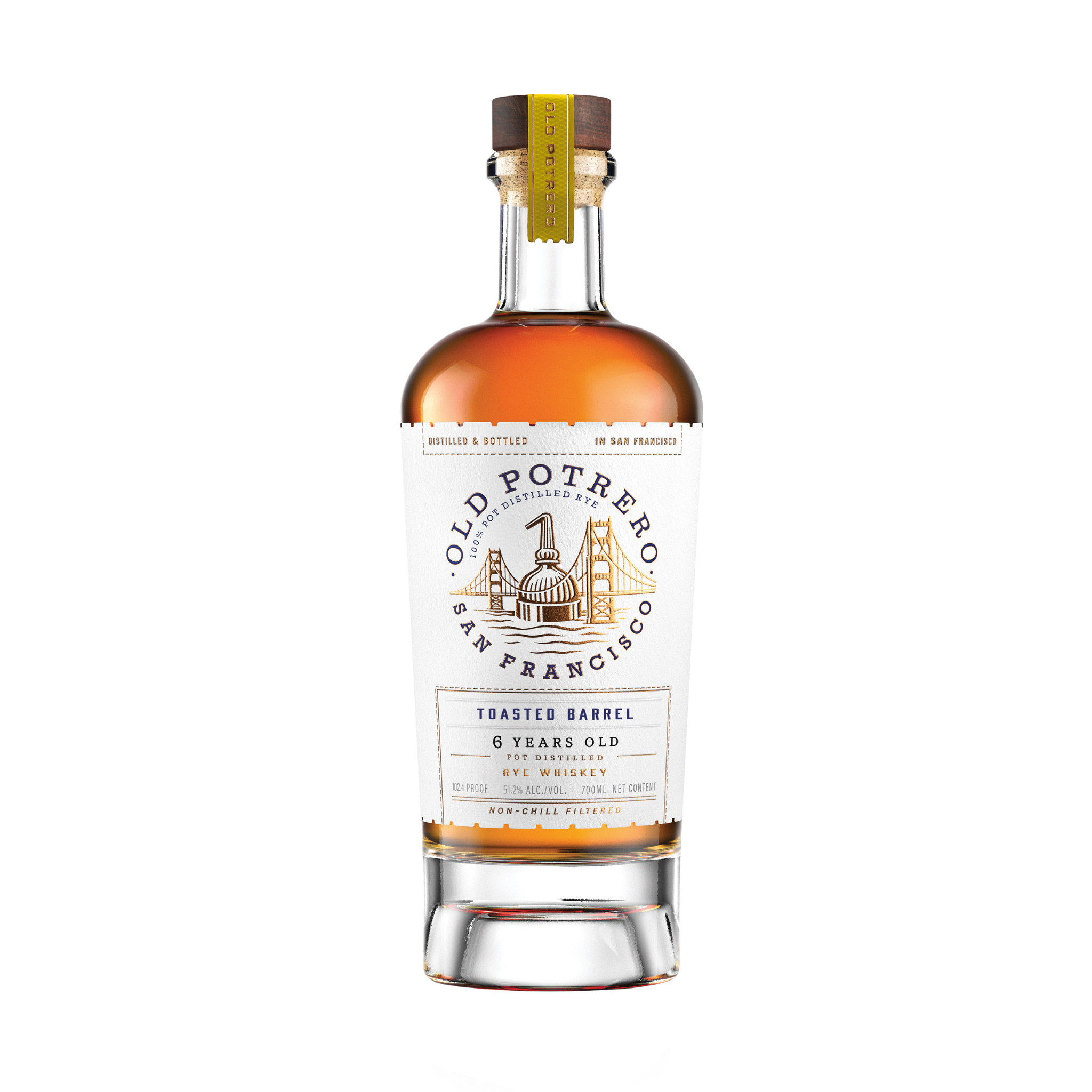 Old Potrero Toasted Barrel 6YO Whiskey