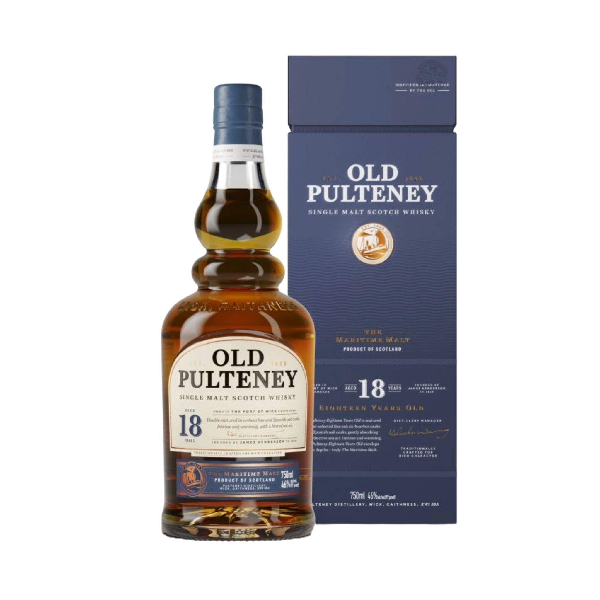 Old Pulteney 18 YO Single Malt Scotch Whisky
