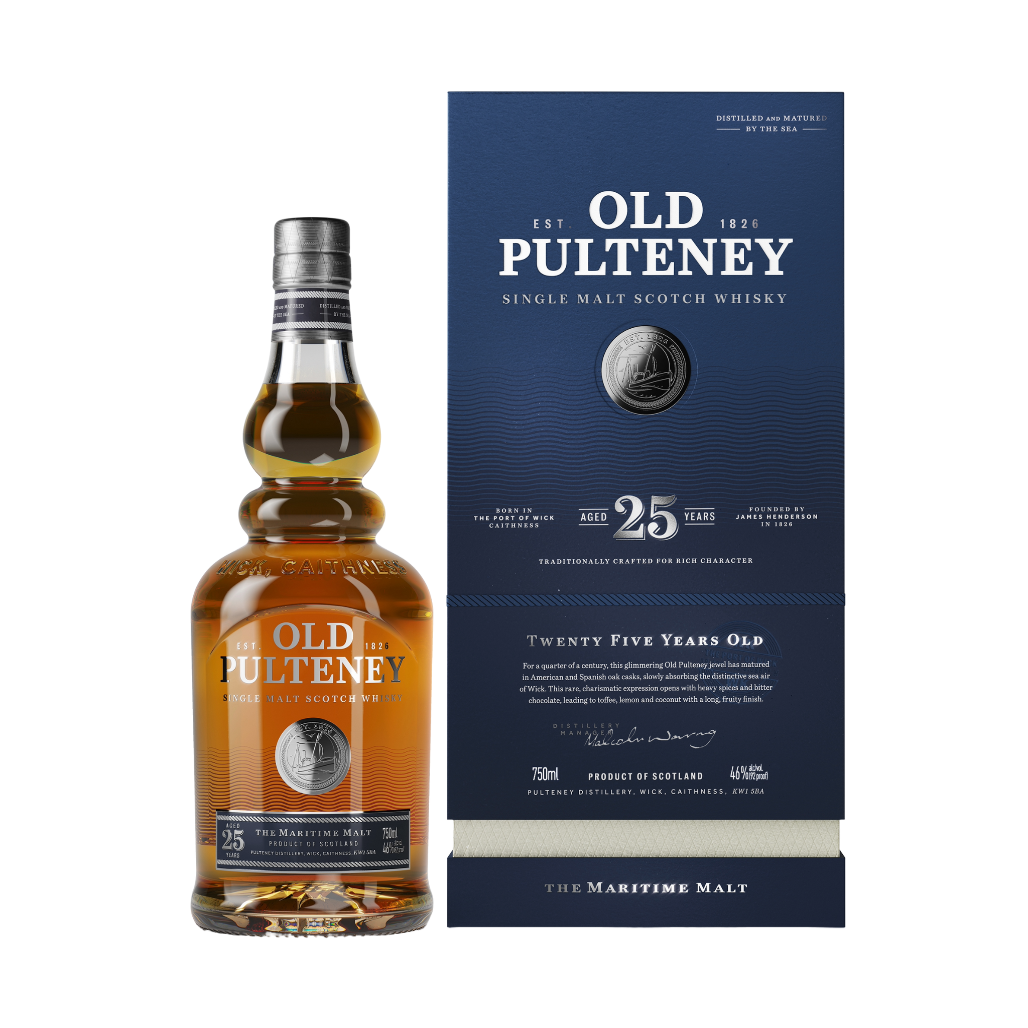 Old Pulteney 25 YO Single Malt Scotch Whisky