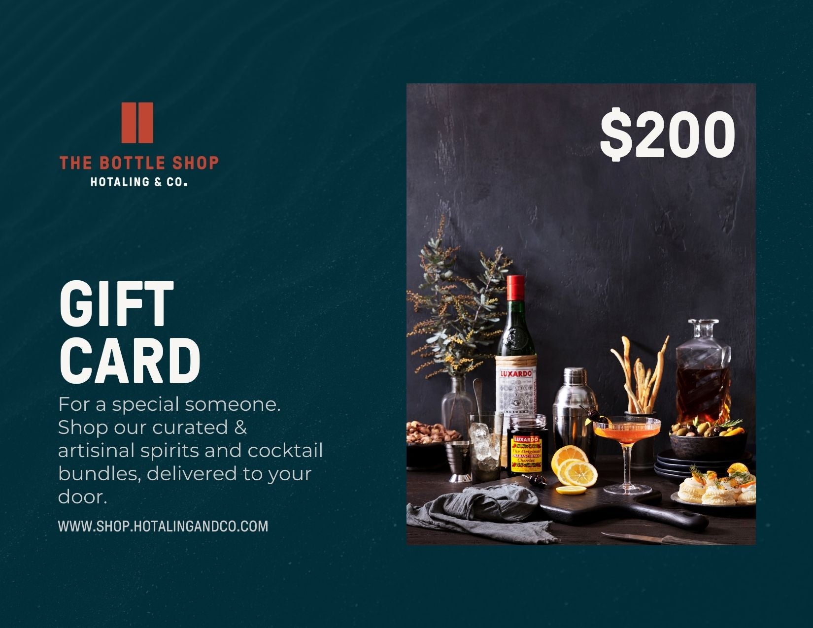 Hotaling & Co Digital Gift Card $200