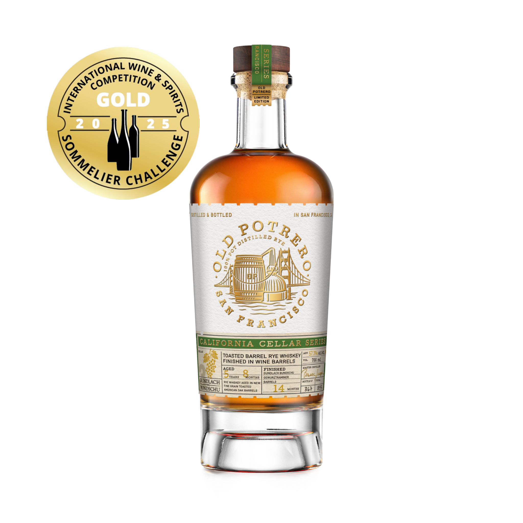 Old Potrero California Cellar Series #03 Gundlach Bundschu Gewurztraminer Finish