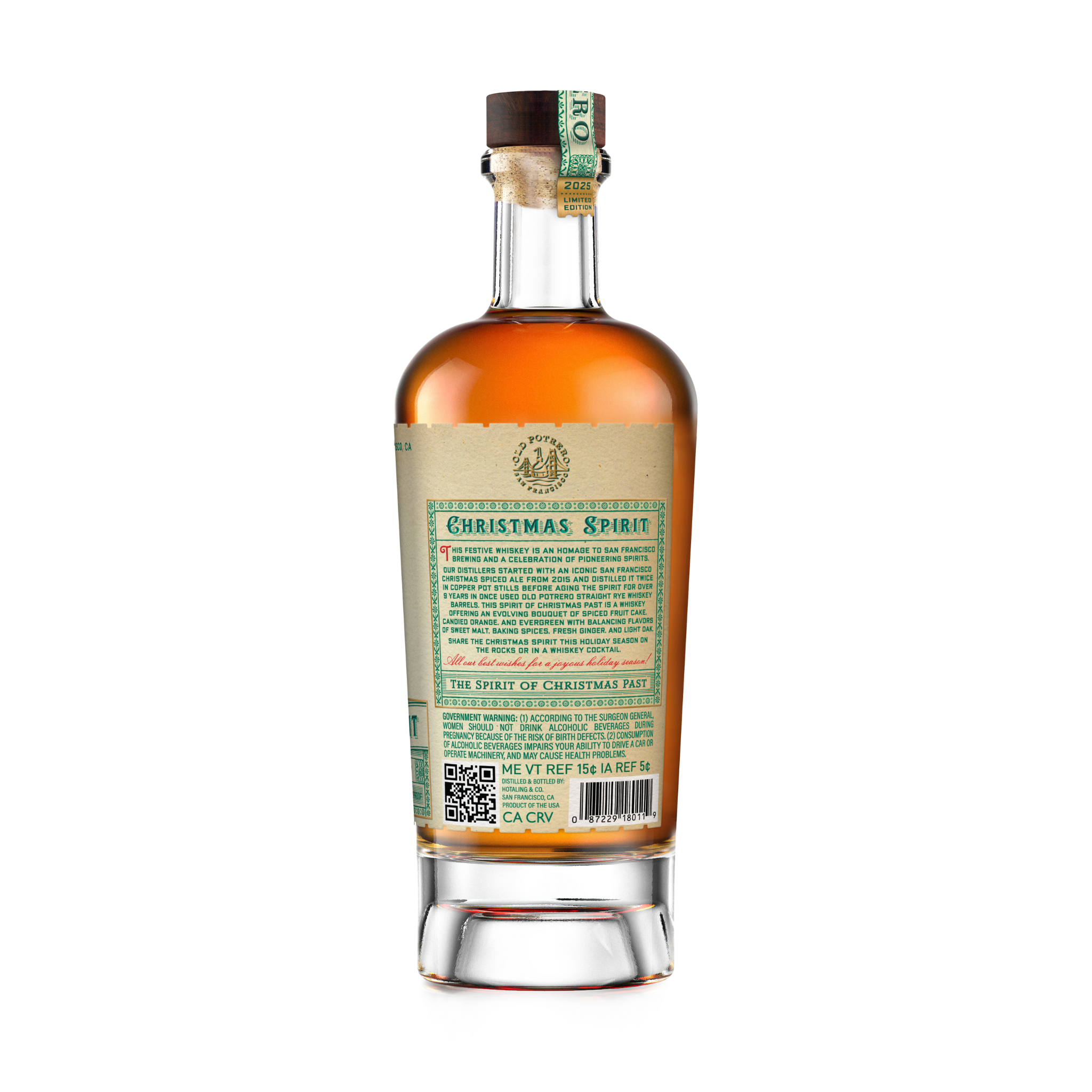 Old Potrero 2025 Christmas Spirit Whiskey
