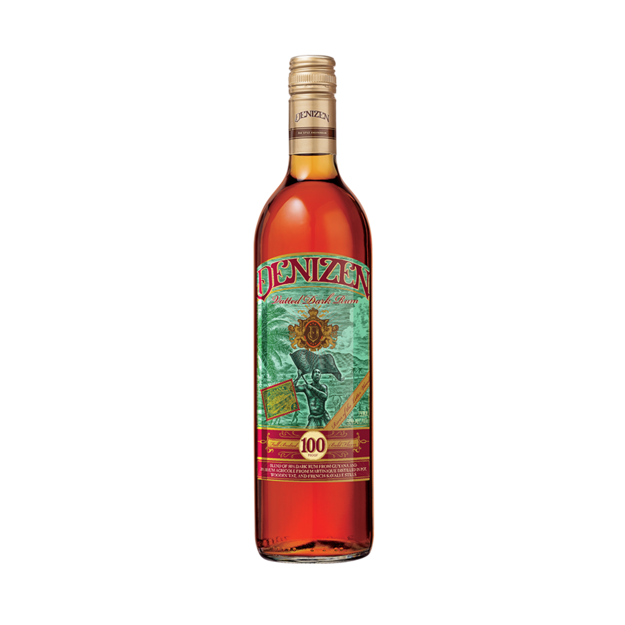 Denizen Rum Vatted Dark 100 Proof