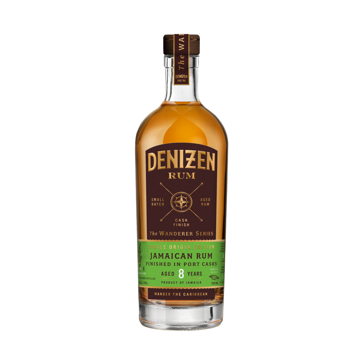 Denizen Cod Denizen the Wanderer Series: Jamaican 8 YO Port Finish Rum
