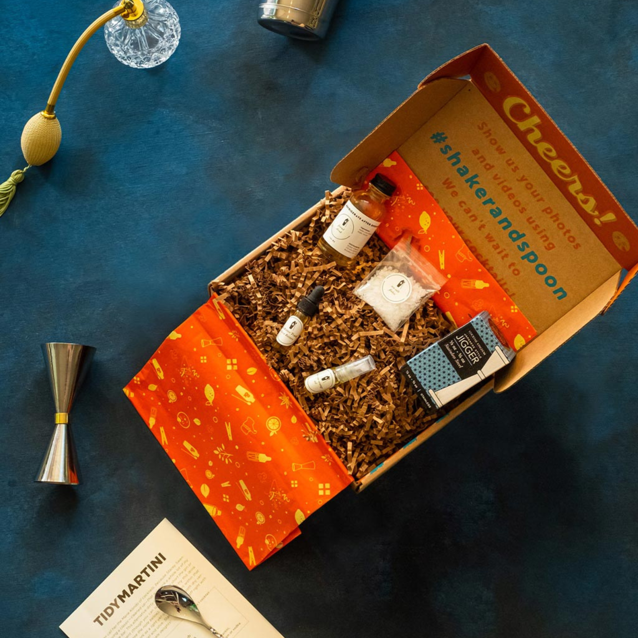 Junipero Gin Smoked Rosemary + Tidy Martini Cocktail Kit by Shaker & Spoon